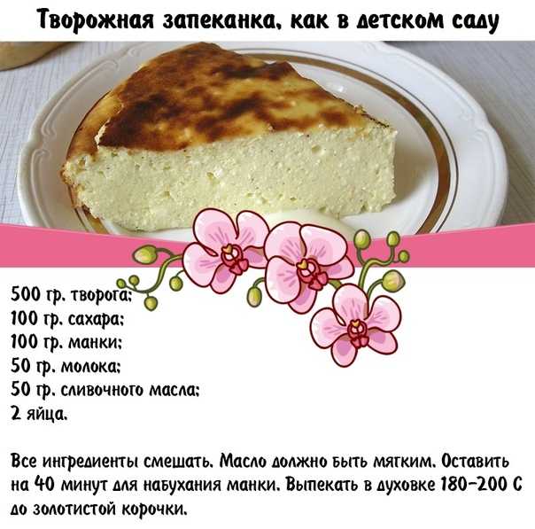 Запеканка рисовая с творогом технологическая карта