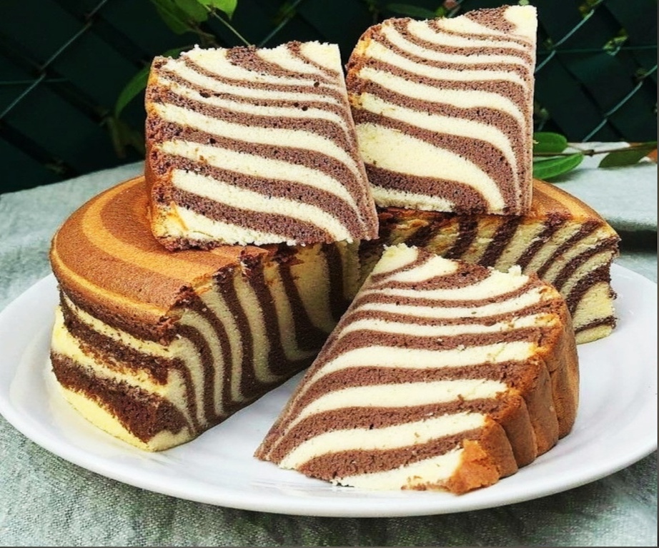 Торт зебра на сметане рецепт в духовке с фото пошагово