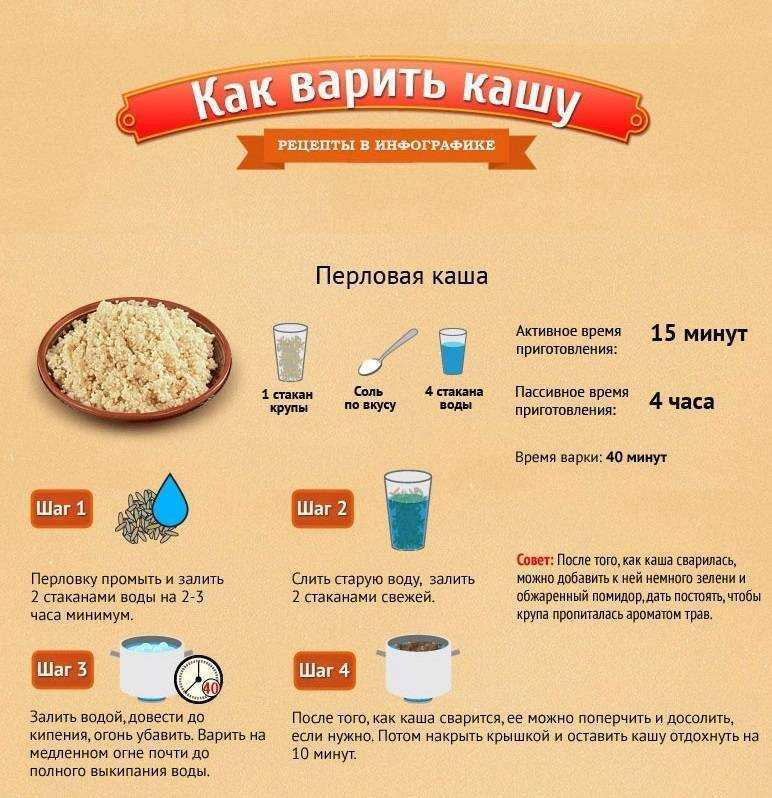 Как варить ячменную кашу на воде