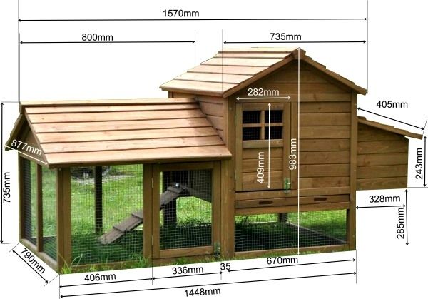 Курятник своими руками чертежи с размерами на 5 кур
