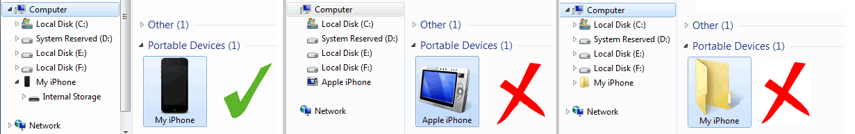 Usb не видит iphone. Айтюнс не видит айфон на компьютере. В компьютере не отображается iphone. Подключение iphone к компьютеру через USB. Iphone не отображаются фото на компьютере.