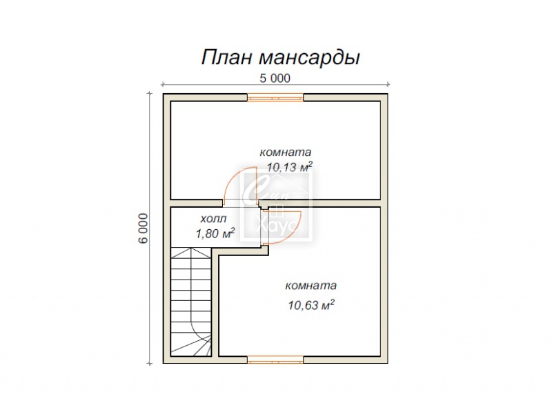 План чердачного этажа