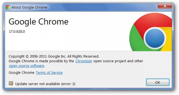 Новые условия google. Раузер. Google Chrome 2011 Design Windows 7.