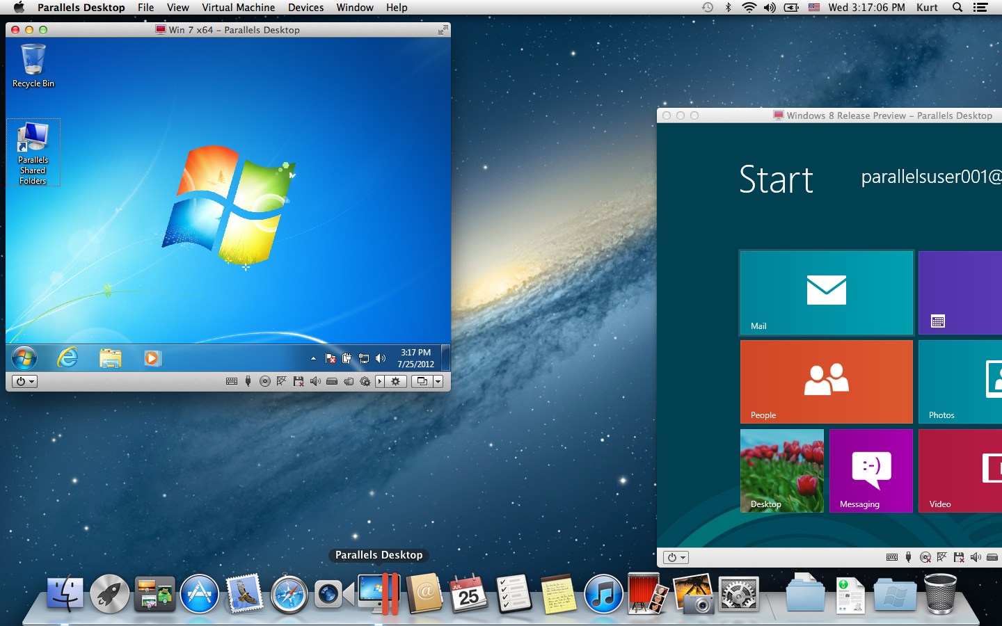 Start desktop