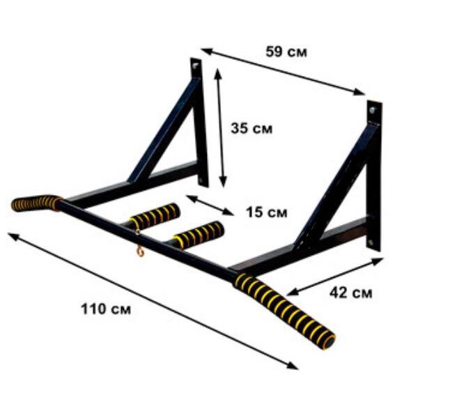 Размеры турника 3 в 1 своими руками чертежи размеры