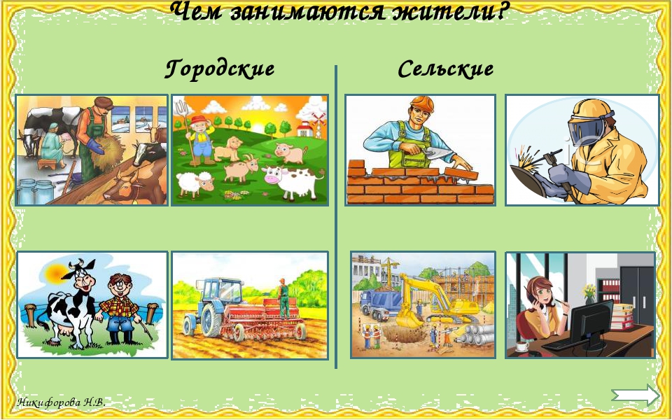 Профессии на г. Городские и сельские профессии. Профессии села и города. Профессии в городе и селе. Сельские профессии и городские профессии.