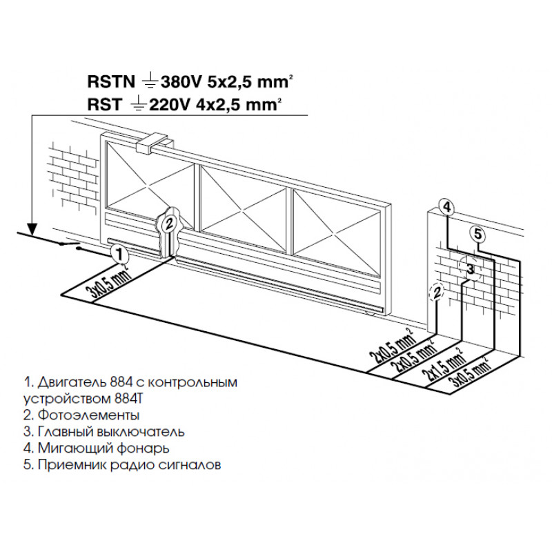 Схема подключения автоматических ворот своими руками