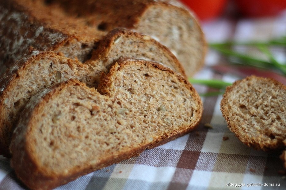 Рецепт хлеба из цельнозерновой муки с дрожжами