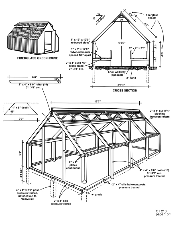 Теплица митлайдера чертежи 6х3