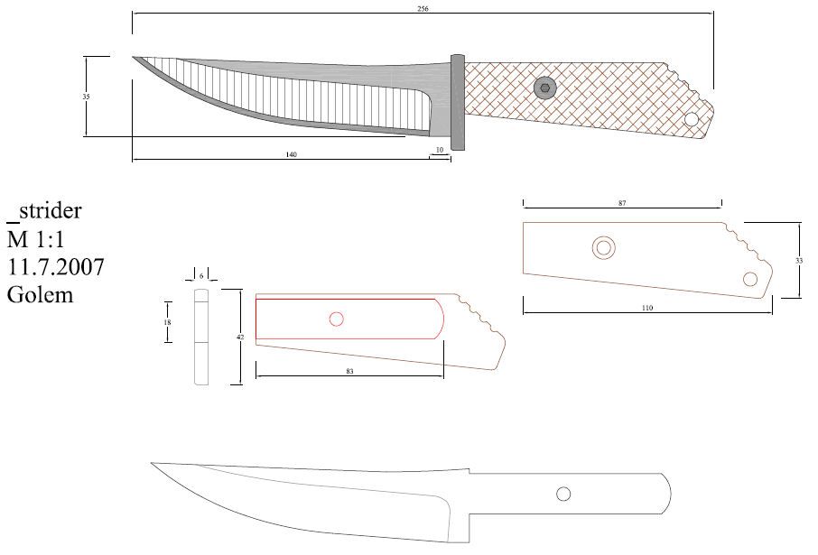 Изготовление ножей по чертежам