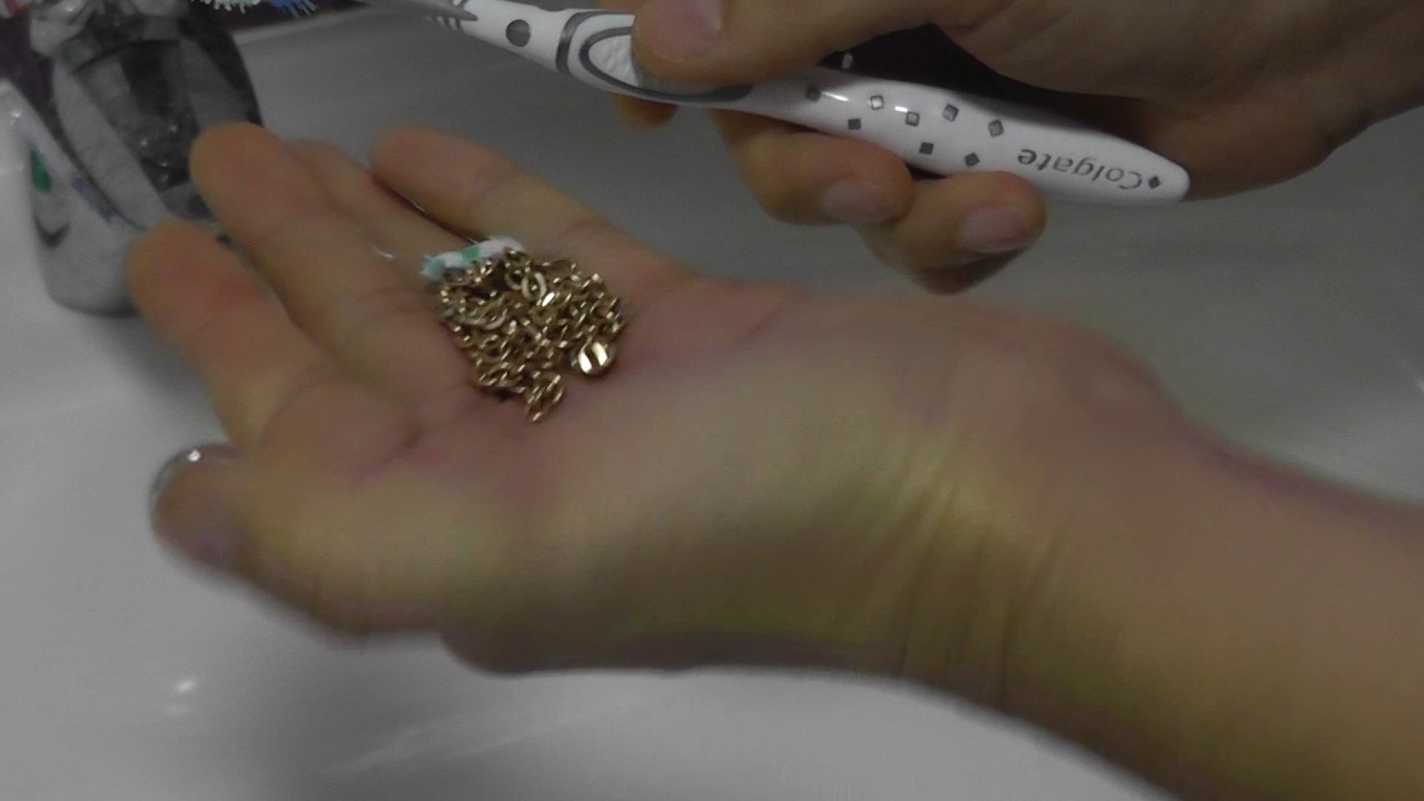 Как почистить золото с бриллиантами в домашних