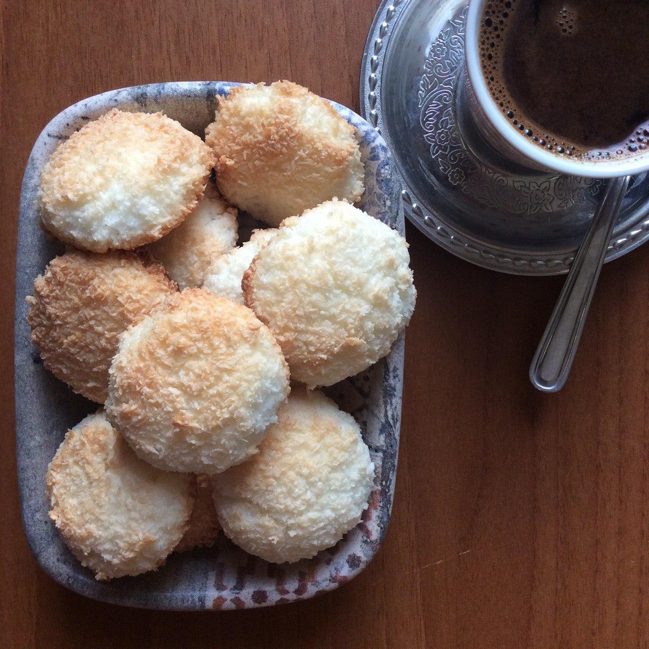 Рецепт мягкого печенья с кокосовой стружкой