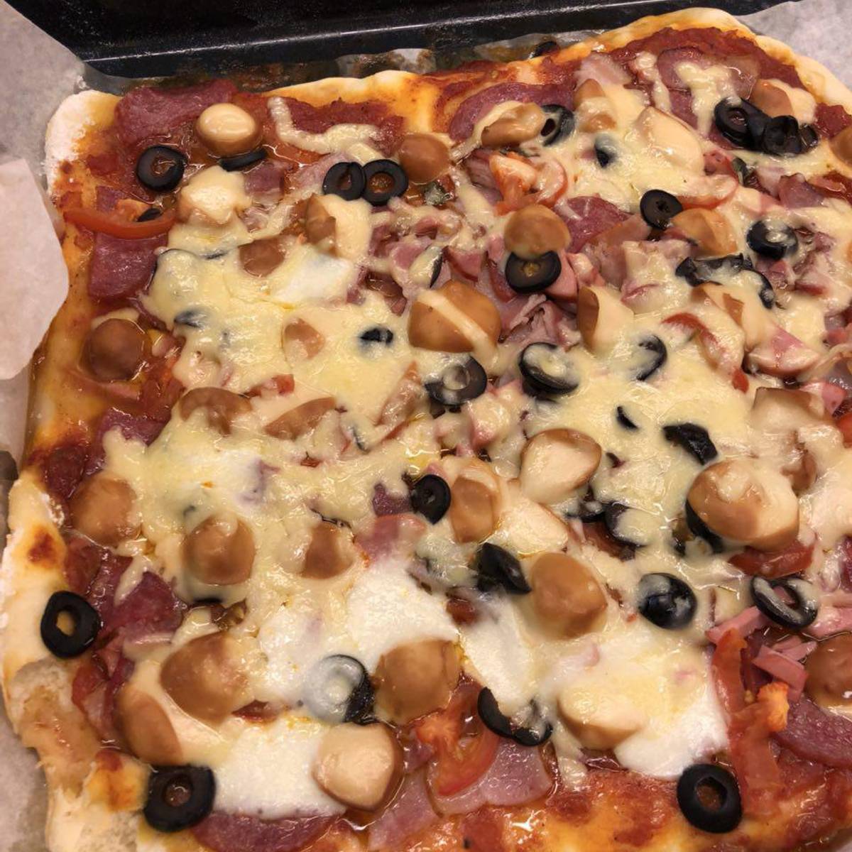 пицца в духовке из дрожжевого теста рецепт домашних условиях пошаговый фото 91