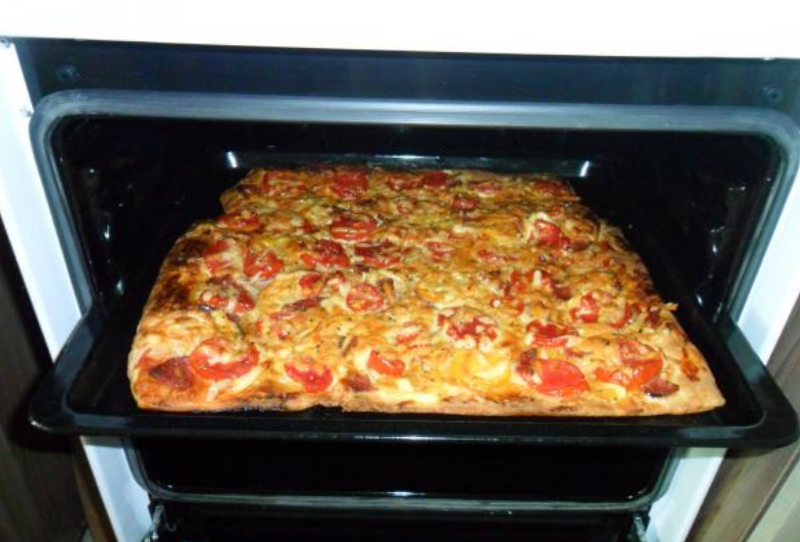 Рецепт пиццы для газовой духовке