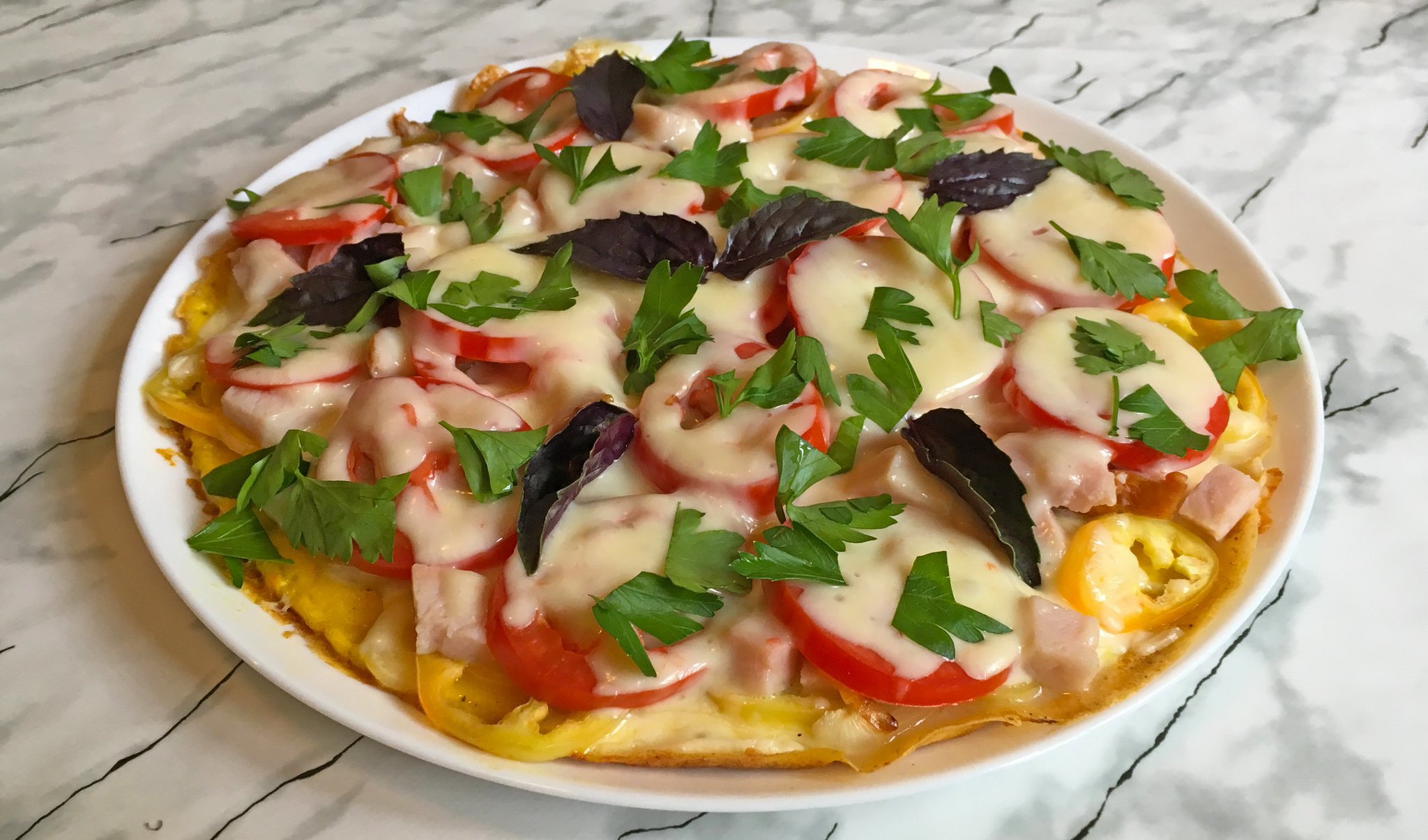 яичная пицца рецепт на сковороде фото 95