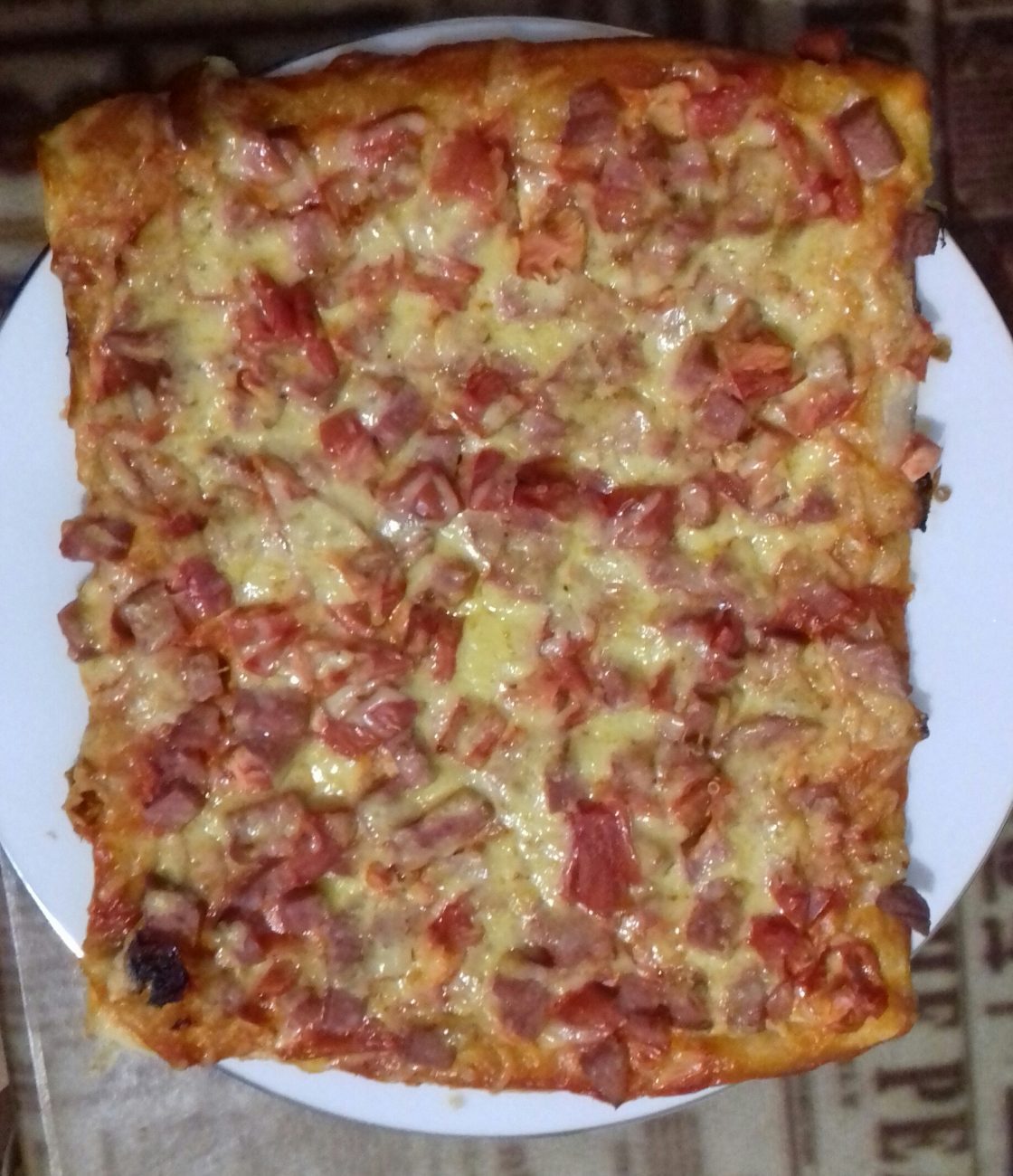 толстая пицца в духовке на протвине фото 41
